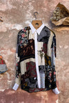 Archivio J.M.Ribot Retro Silk Mixed Shirt SH42/MIX
